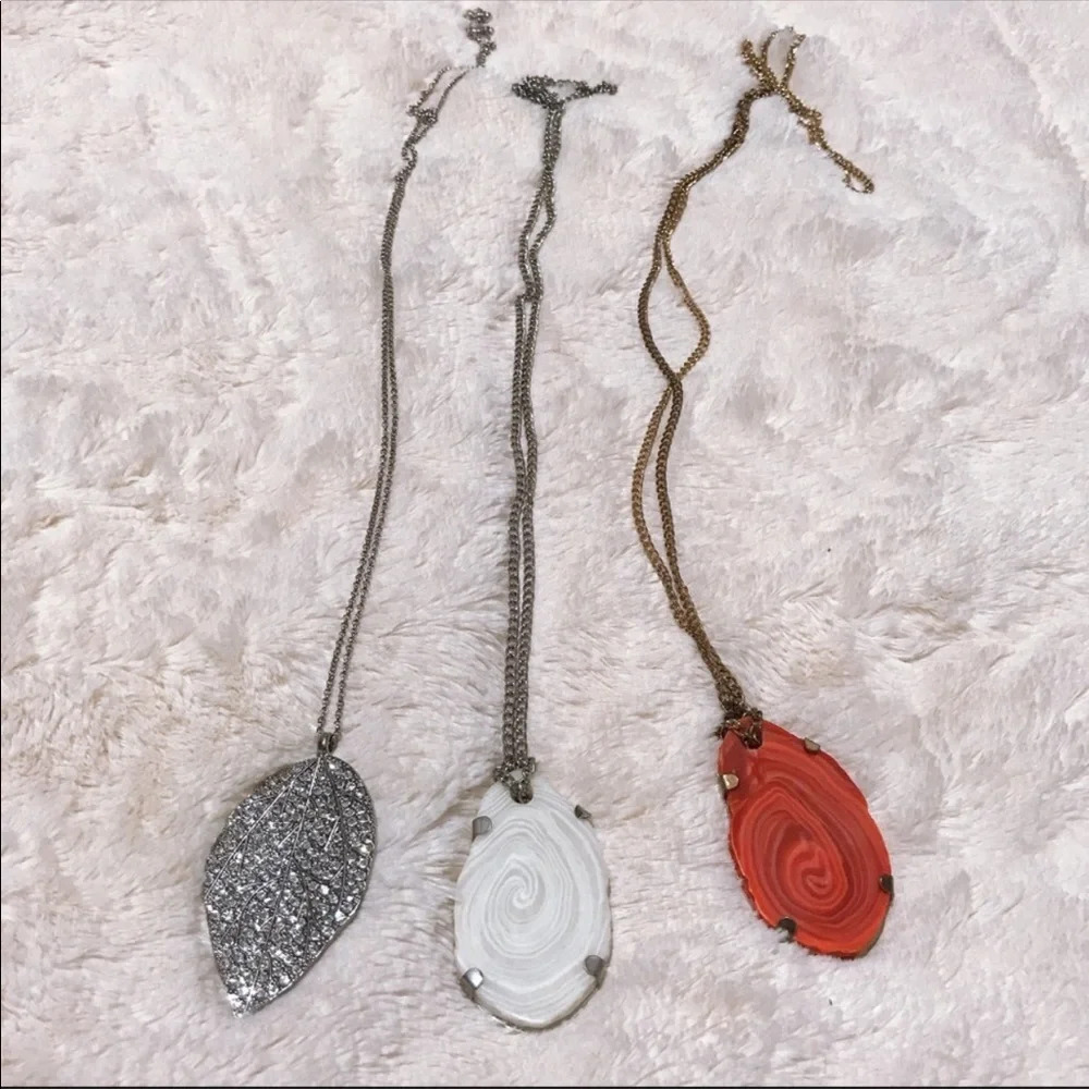 3 Long Necklaces